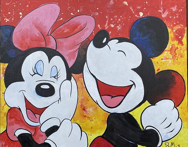 Mickey e Minnie - 40 x 50 - AST - 2021
